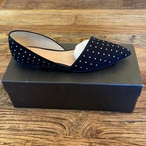 Jcrew Sloan studded D’orsay flats